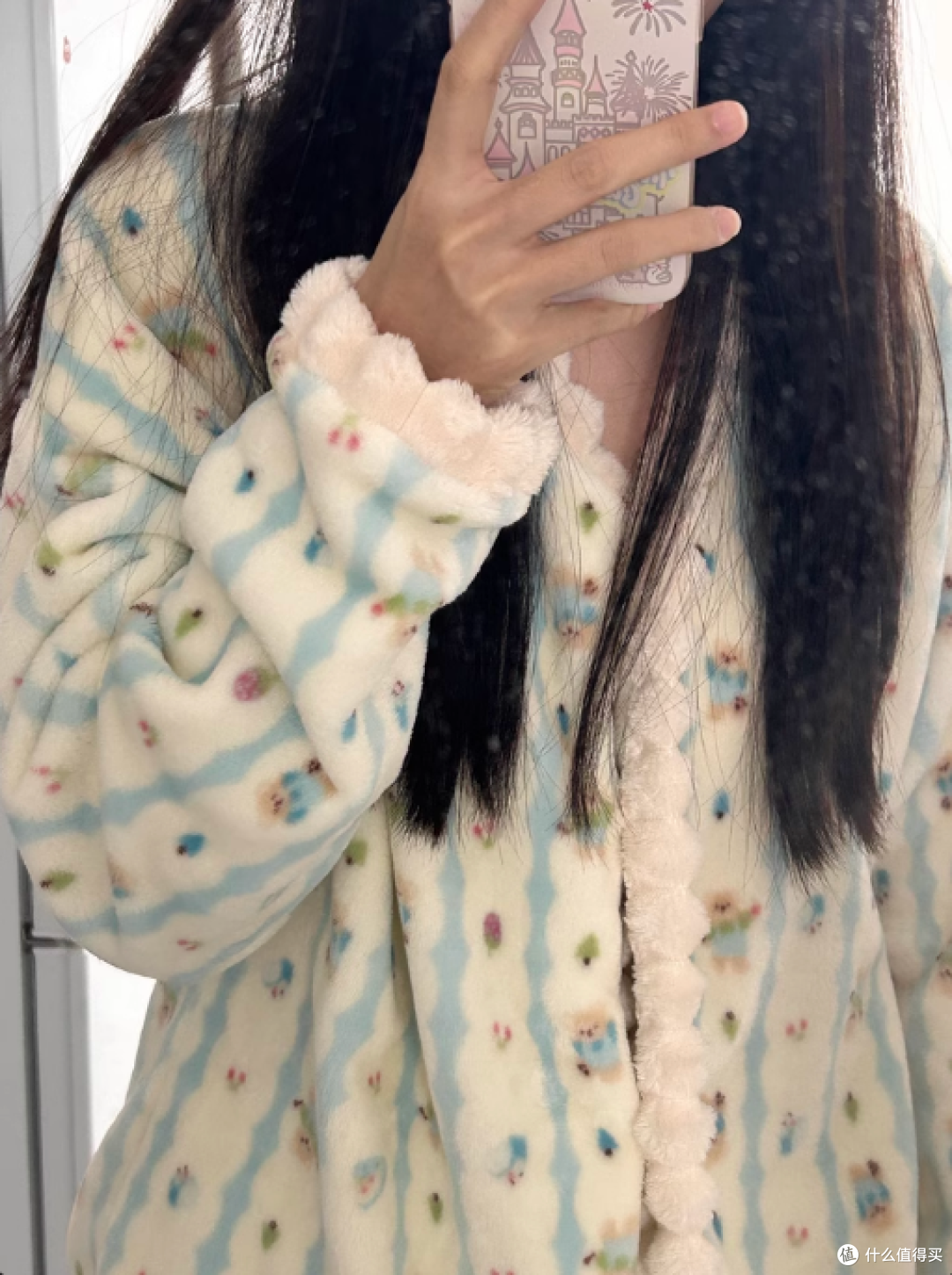 珊瑚绒睡衣女春秋冬季加厚加绒甜美可爱法兰绒家居服公主风套装