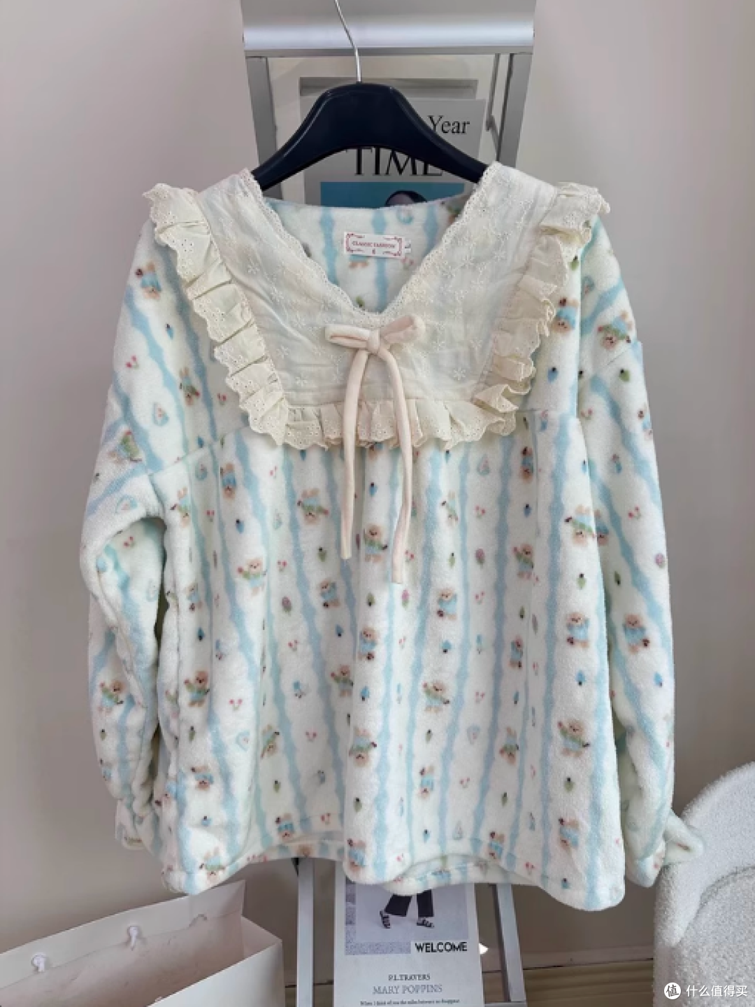 珊瑚绒睡衣女春秋冬季加厚加绒甜美可爱法兰绒家居服公主风套装