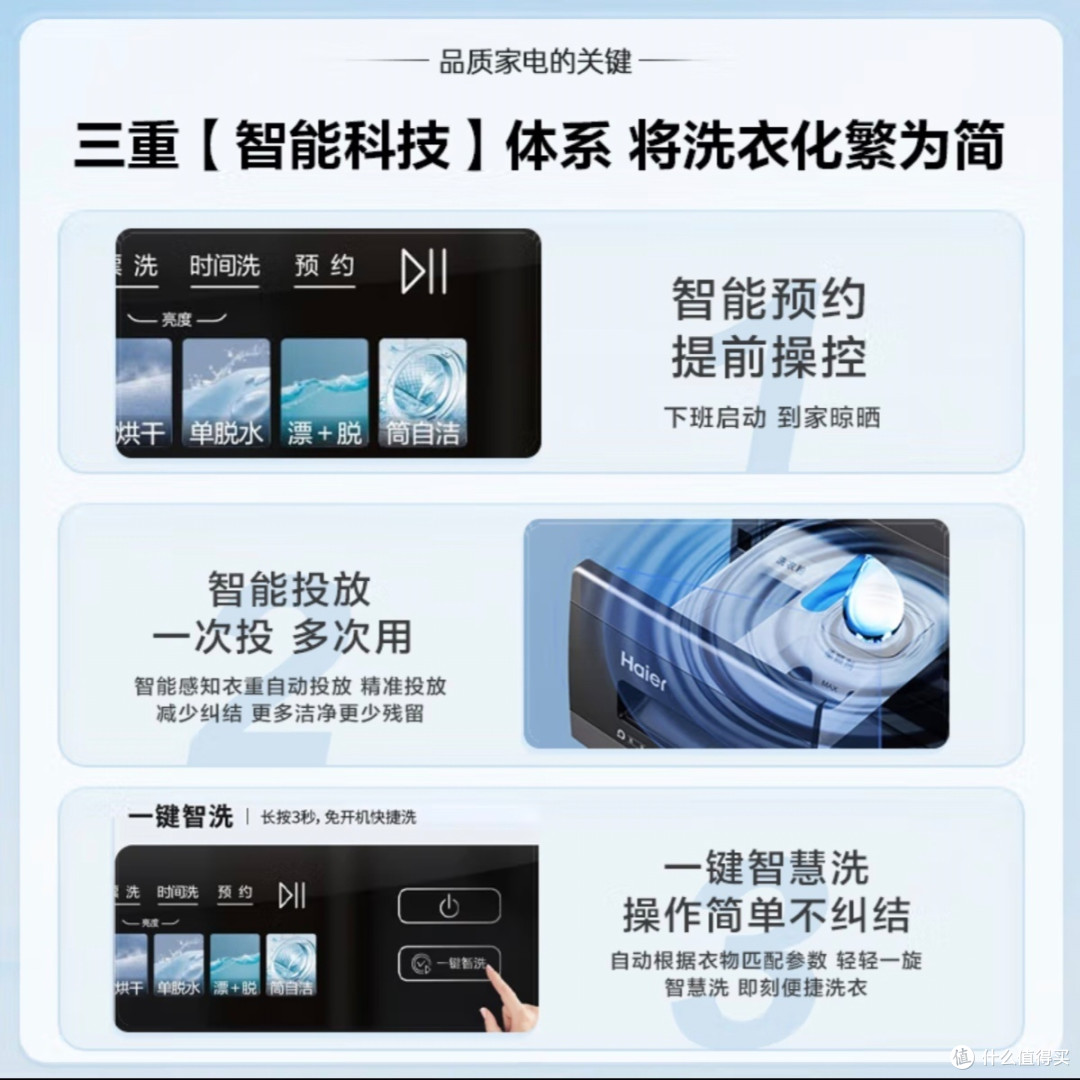 国补来袭:智能洗衣机的新革命，海尔云溪经典版