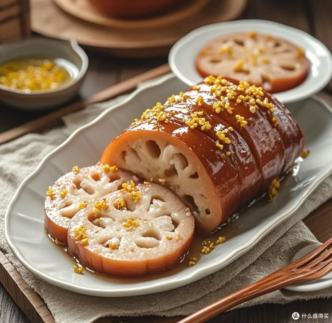 佳节美食大赏：桂花糖藕，甜蜜软糯，节日餐桌上的甜蜜担当！