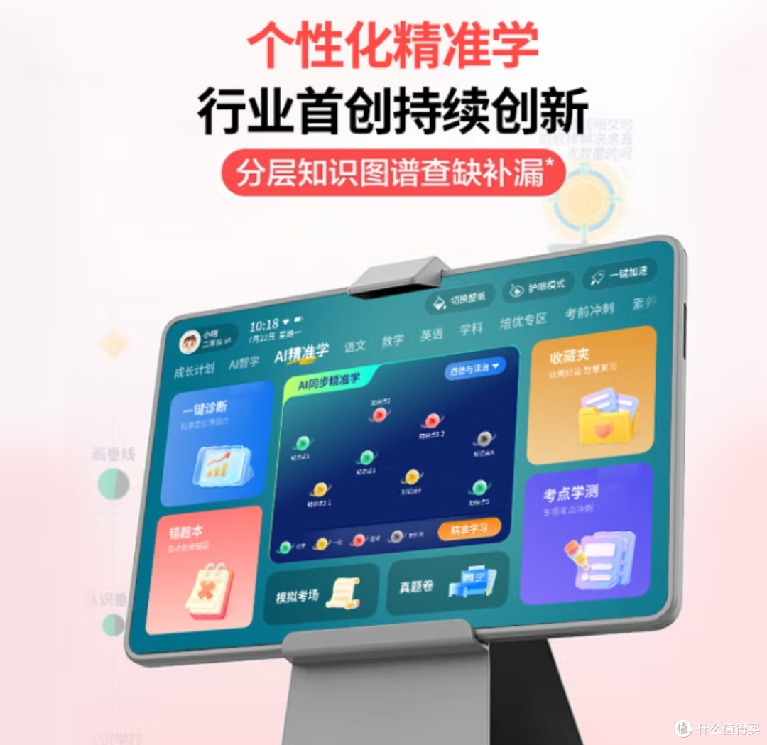 状元郎A6学习机平板电脑小学初中到高中九门课程同步家教机