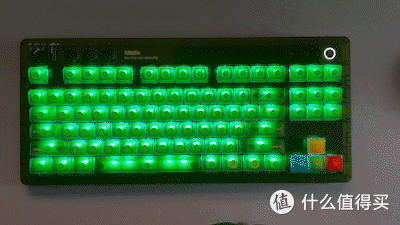 复古与科技的碰撞!八位堂Retro87 X版绿透机械键盘深度体验