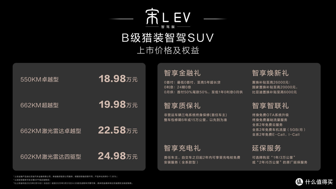 加配不加价，先锋再进化！宋L EV智驾版上激光雷达