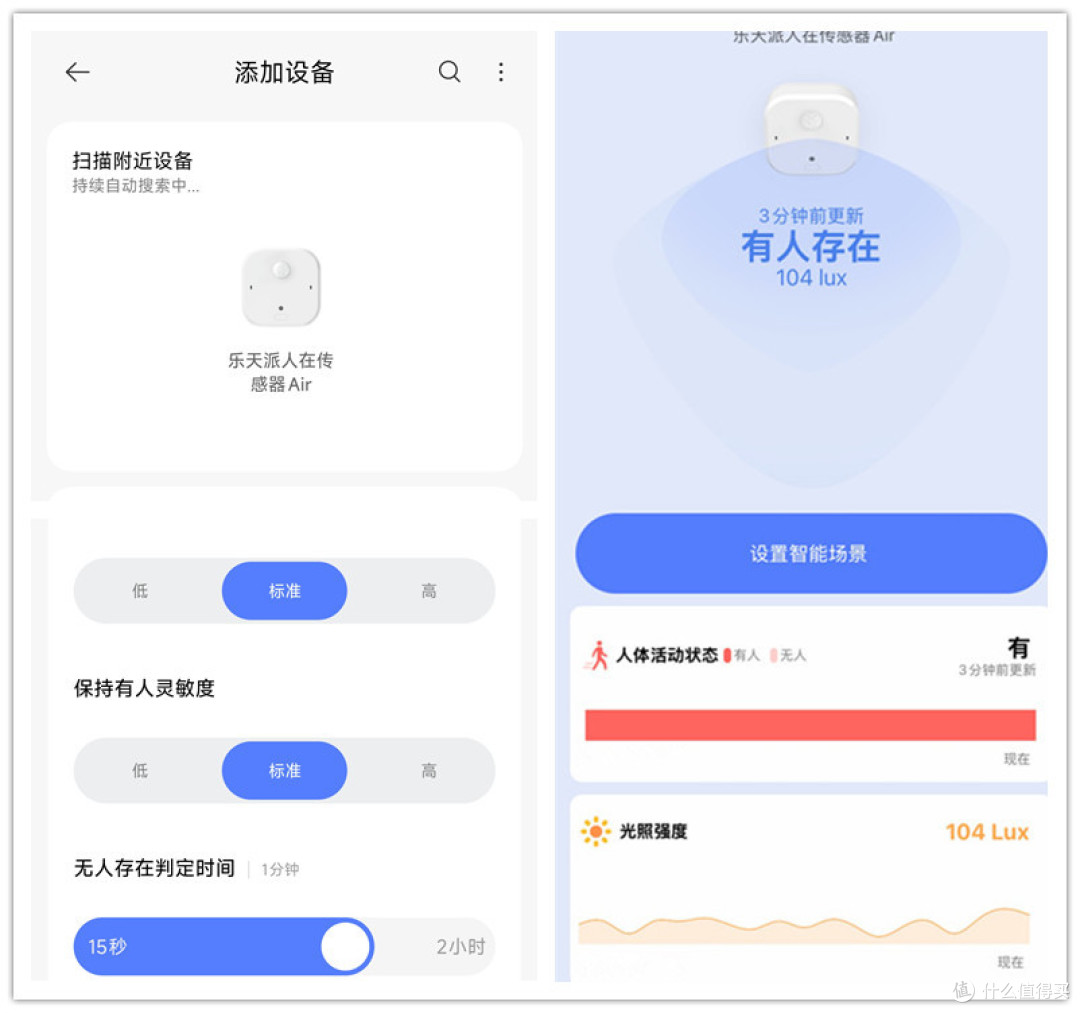 乐天派人体存在传感器Air:毫米波雷达,不插电续航6年,配置拉满