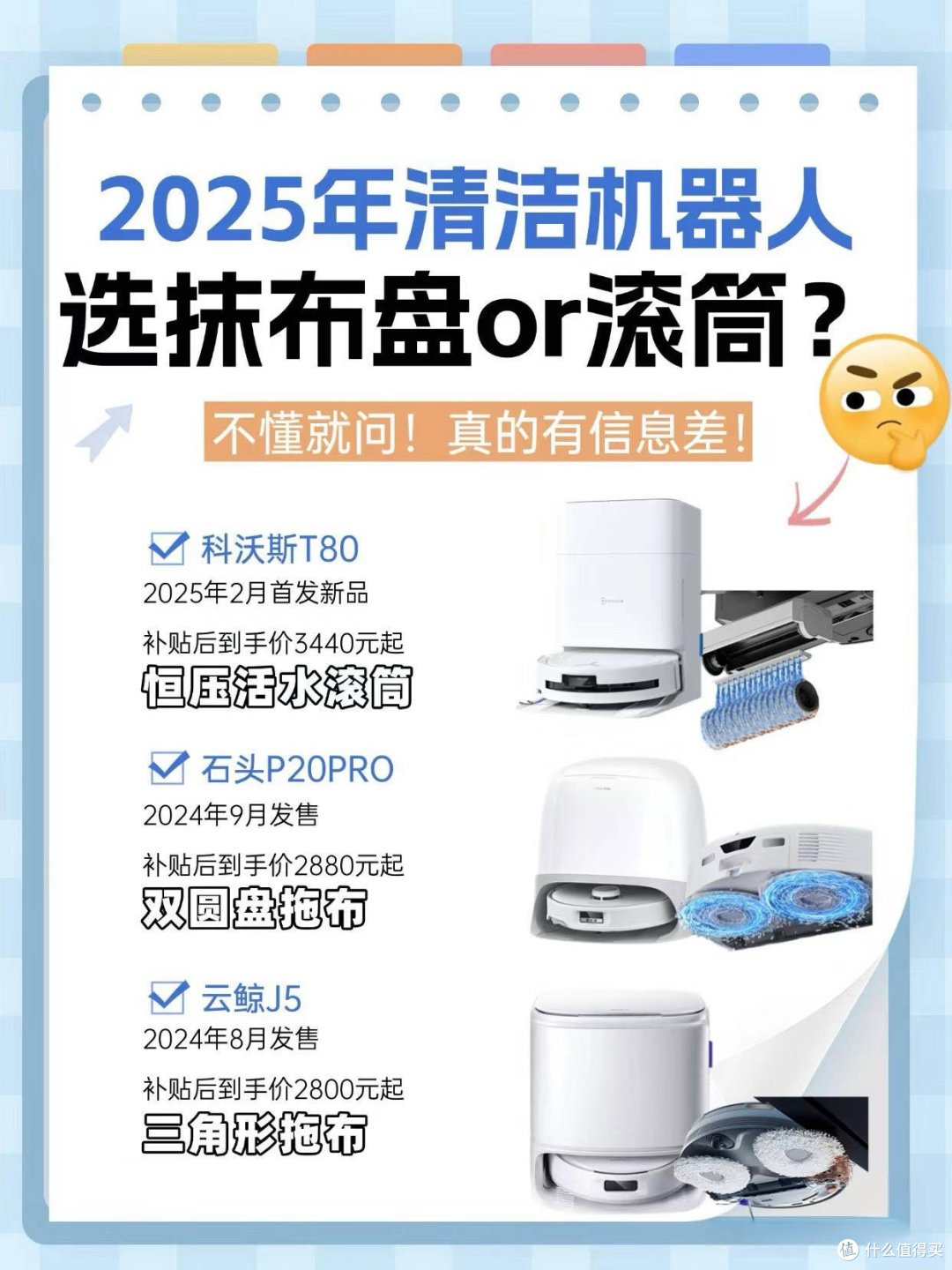 预算3k-4k，2025年清洁机器人怎么选？3款热门机型深度对比！