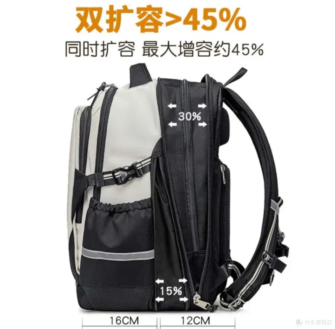 申派牛标扩容书包:学生减负护脊的理想选择
