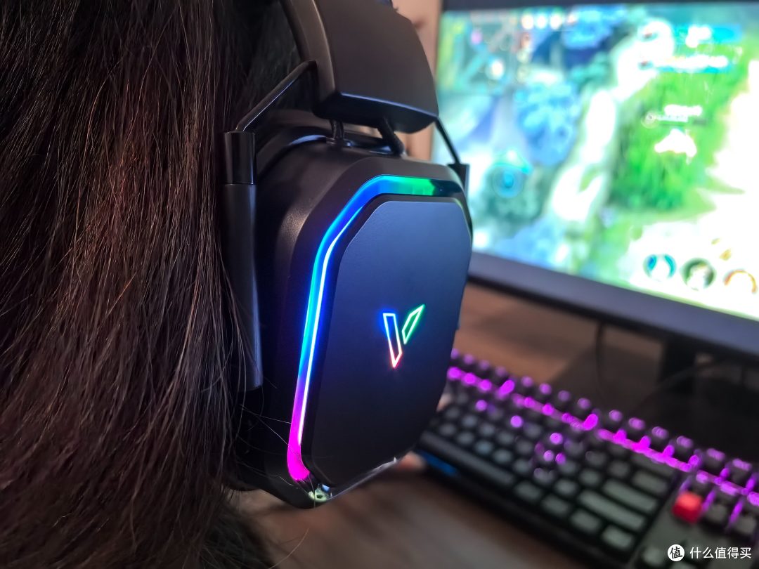 雷柏 VH850:多模无线RGB,音质卓越还舒适