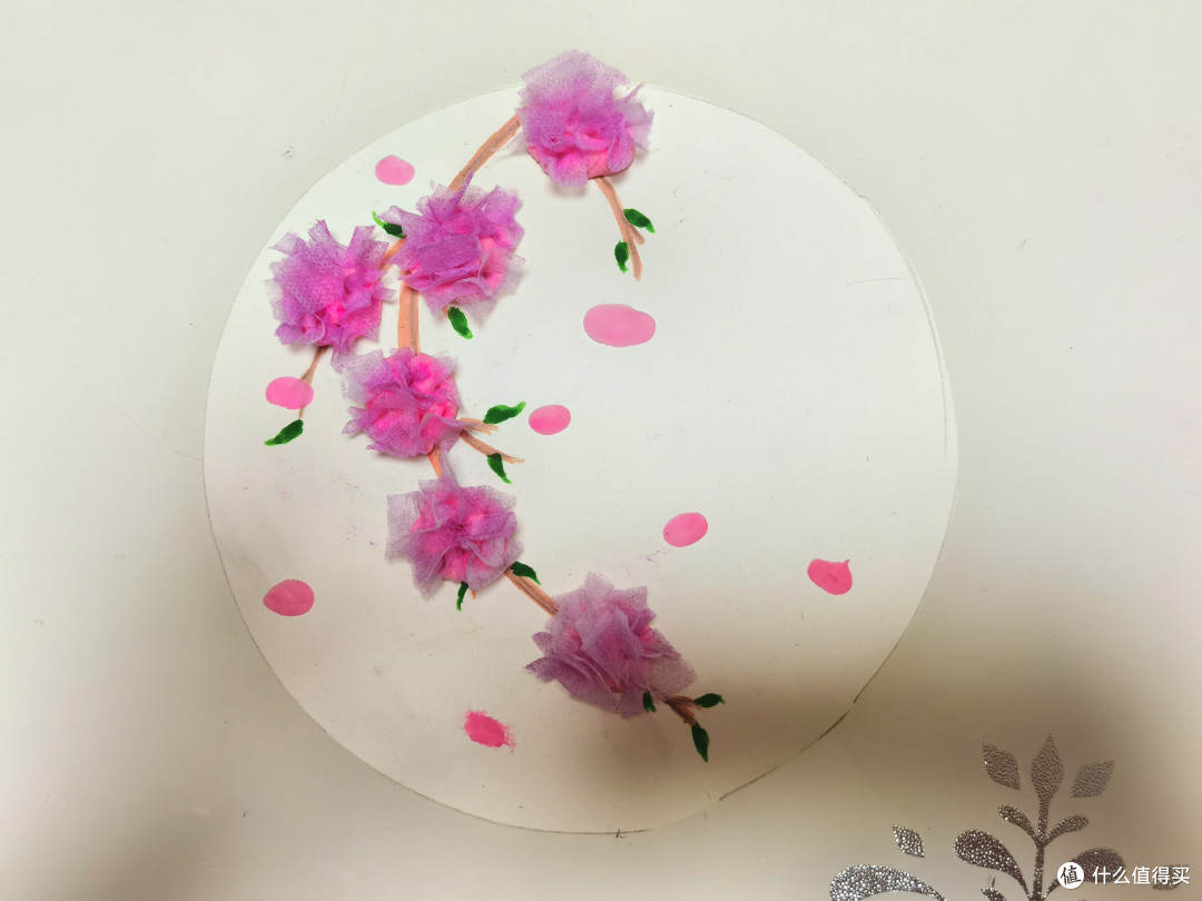 废旧口罩华丽逆袭，绝美樱花手工画诞生记