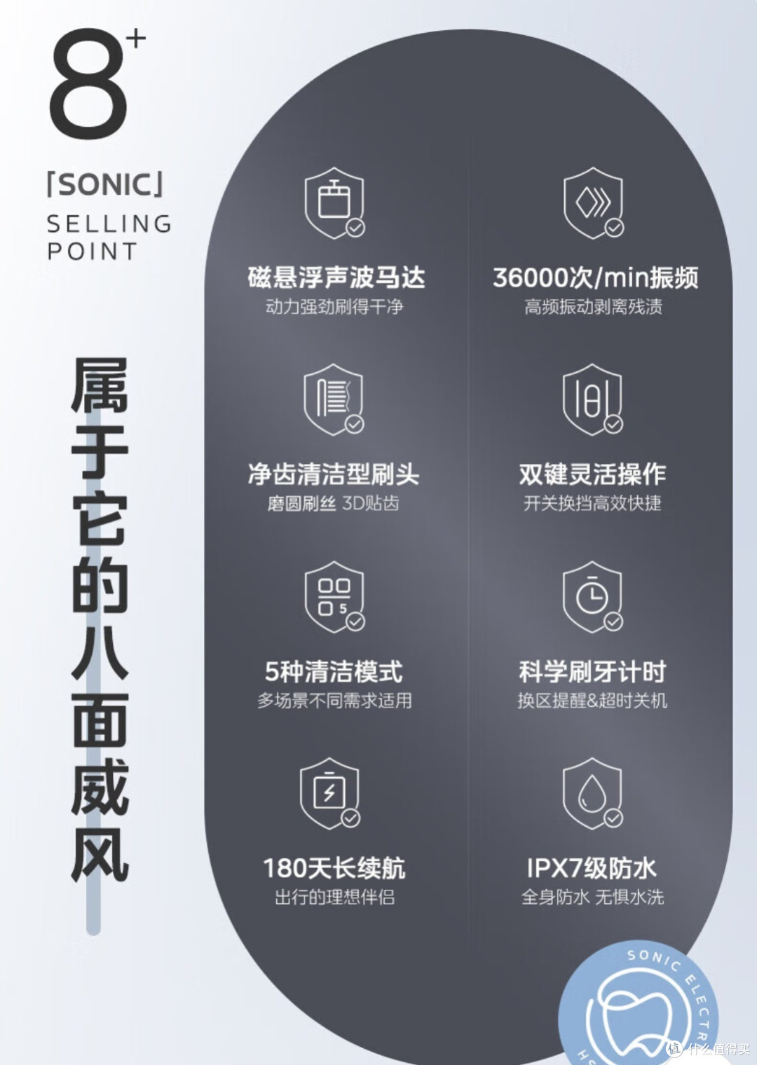 美的S1PX电动牙刷，让你爱上刷牙！