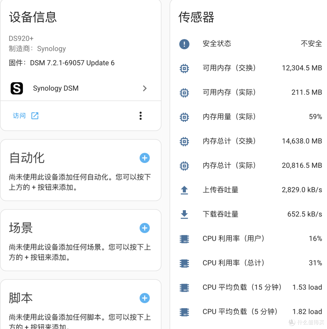 群晖智能化改造指南:HomeAssistant一键监控实战