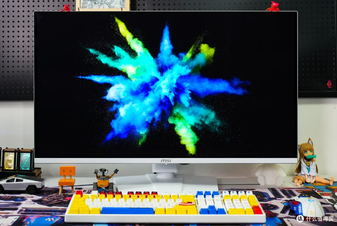 6499的纯白OLED显示器值不值?微星MPG 321URXW QD-OLED上手实测