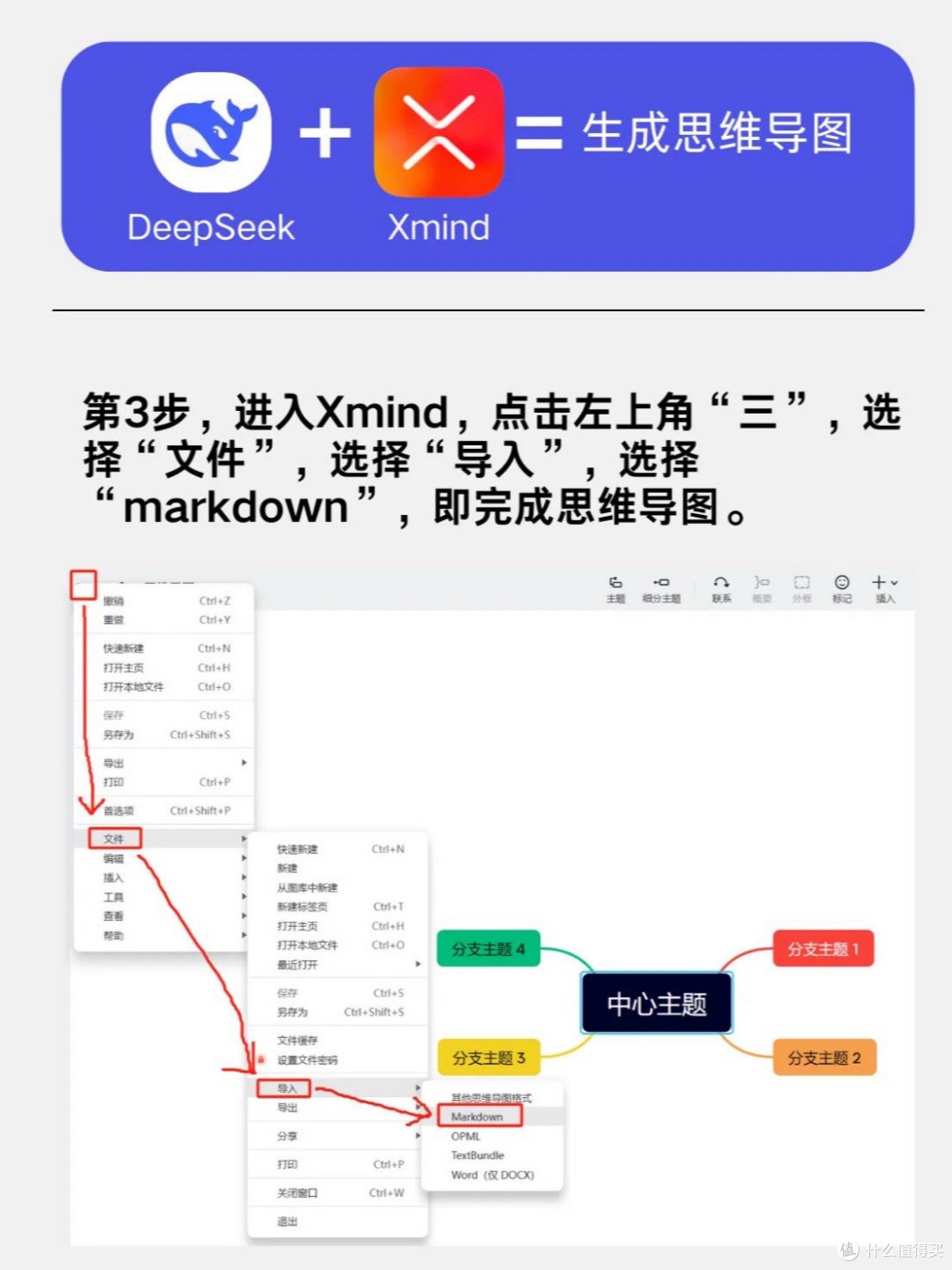 DeepSeek+XMind,开启高效思维风暴