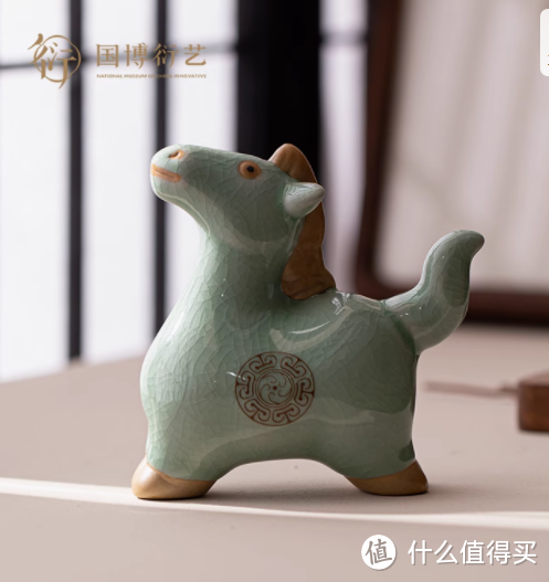 中国国家博物馆一日千里骏马陶瓷摆件：传承文化的艺术臻品