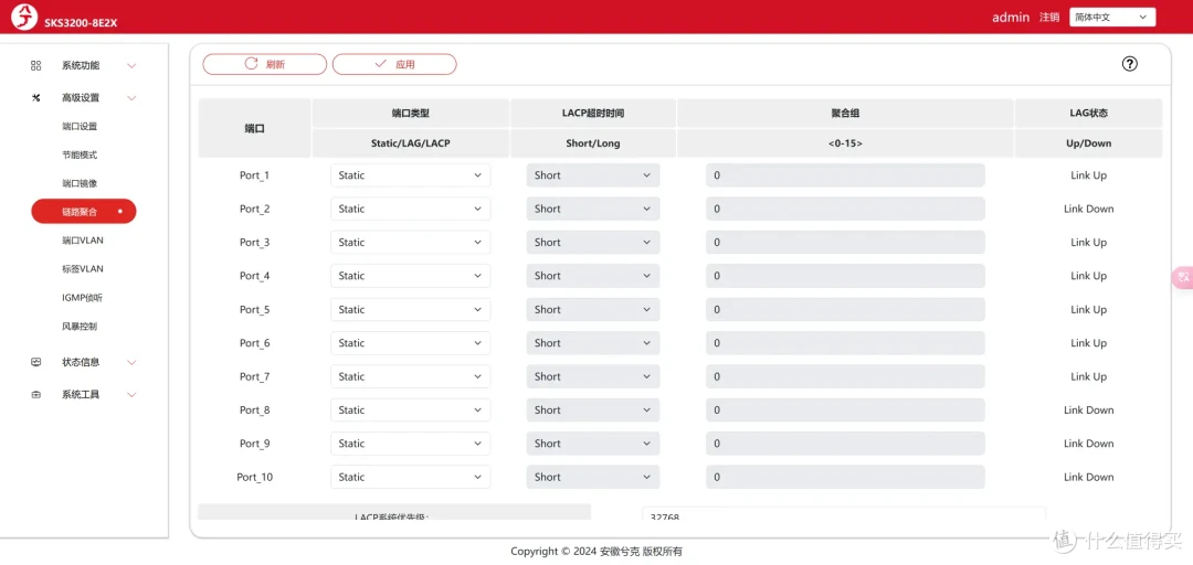 万兆内网一步到位！兮克SKS3200-8E2X交换机拆机+链路聚合实战