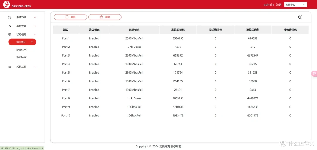 万兆内网一步到位！兮克SKS3200-8E2X交换机拆机+链路聚合实战