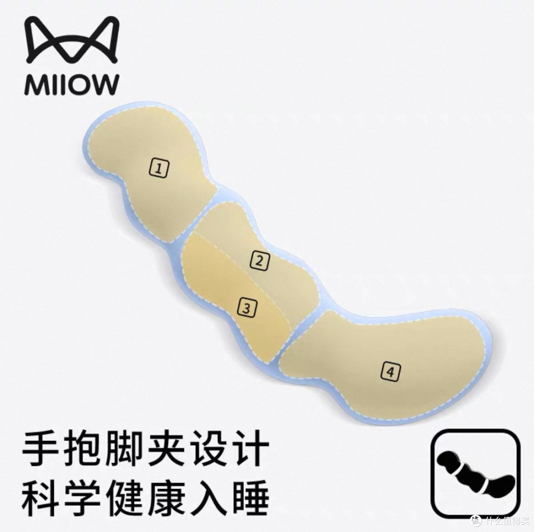 猫人长条枕,睡出深度好觉