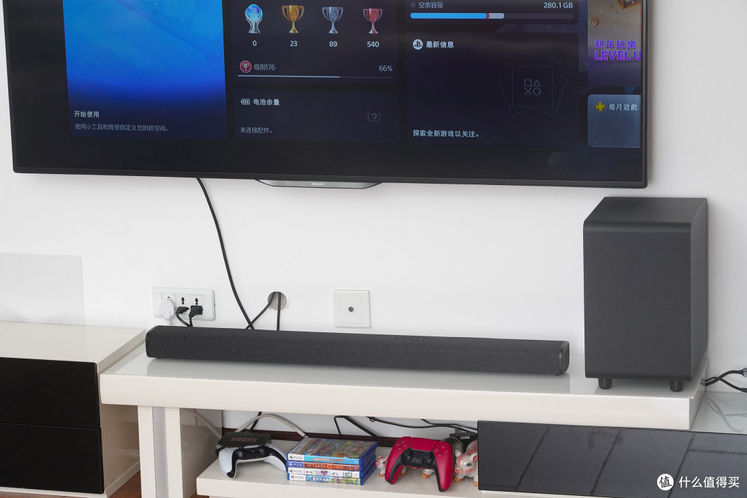 PS5和家庭影院的好伴侣-月亮五重奏5.1.2回音壁评测