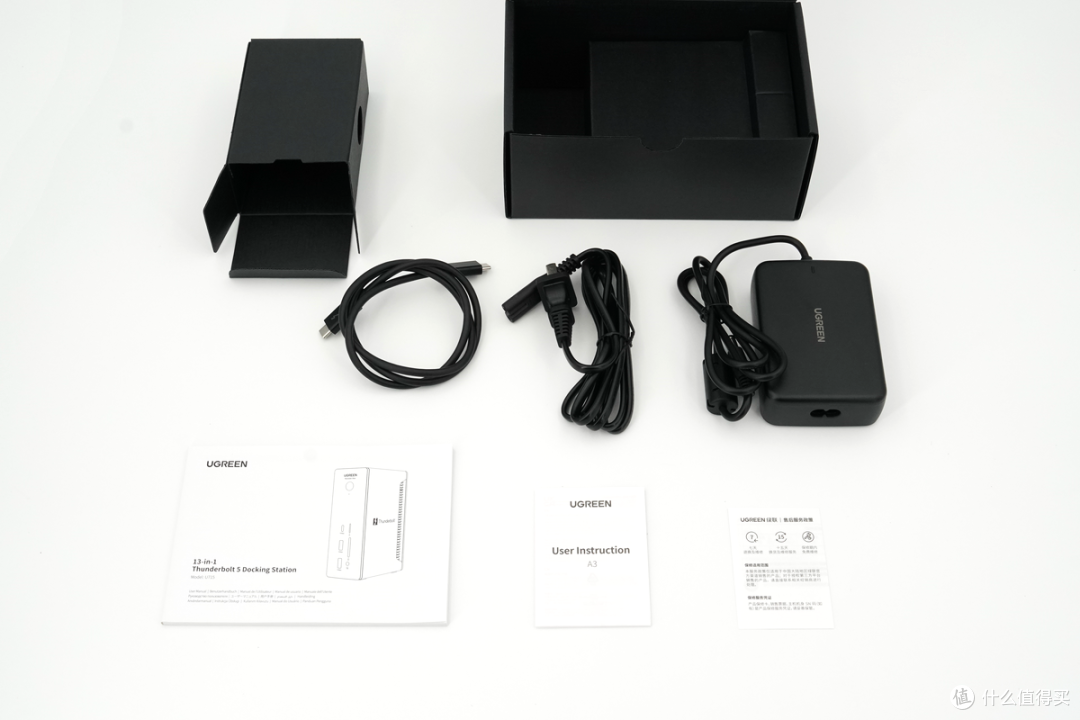 雷电5加持,Mac mini、轻薄本好搭档,绿联13合1雷电5扩展坞评测