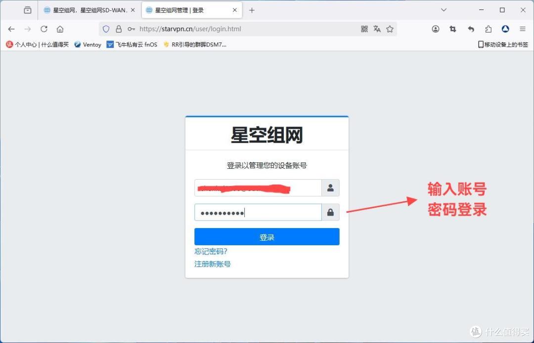 NAS安全回家,星空组网教程