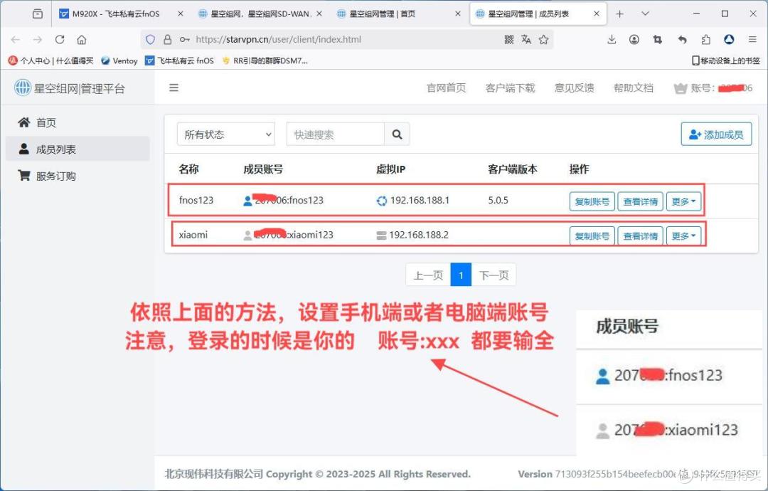 NAS安全回家,星空组网教程