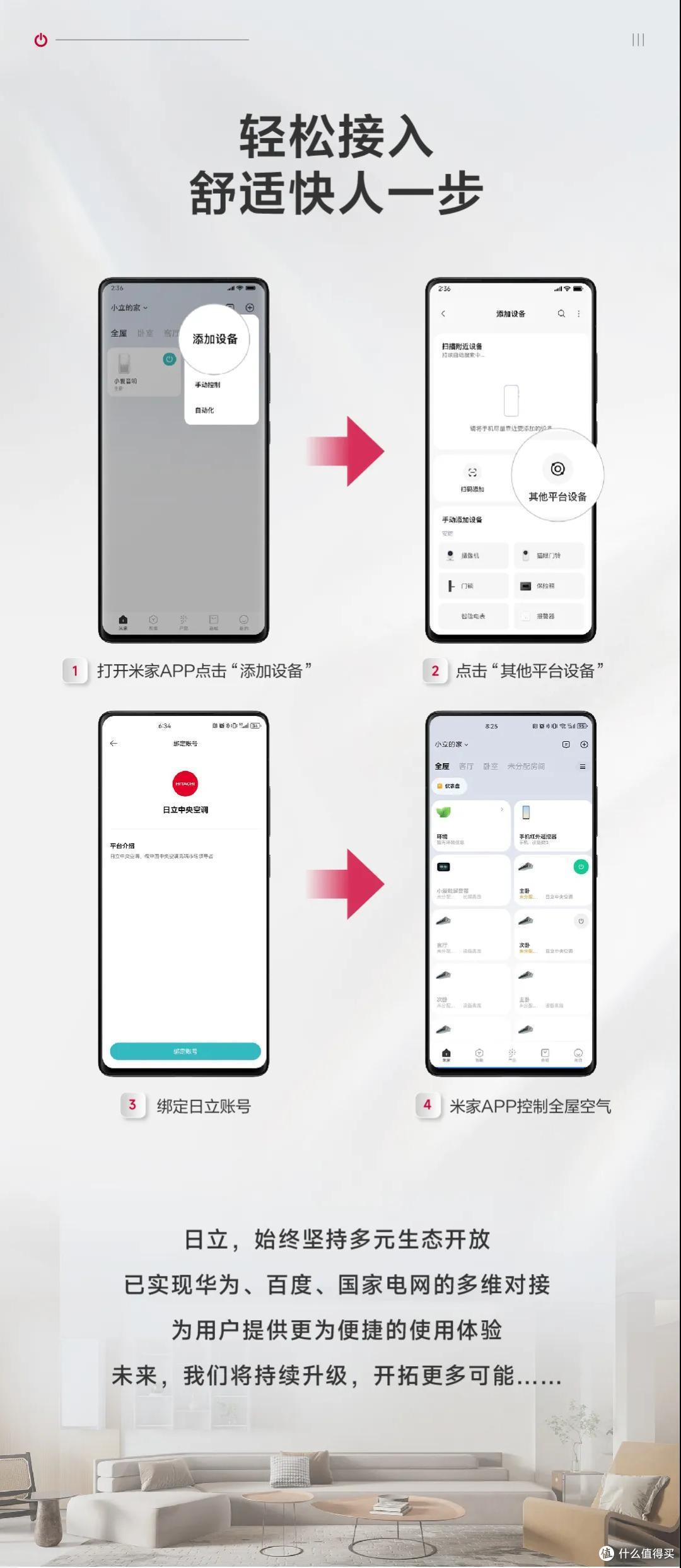 日立开放生态升级 | 接入米家APP，全屋智能触手可及