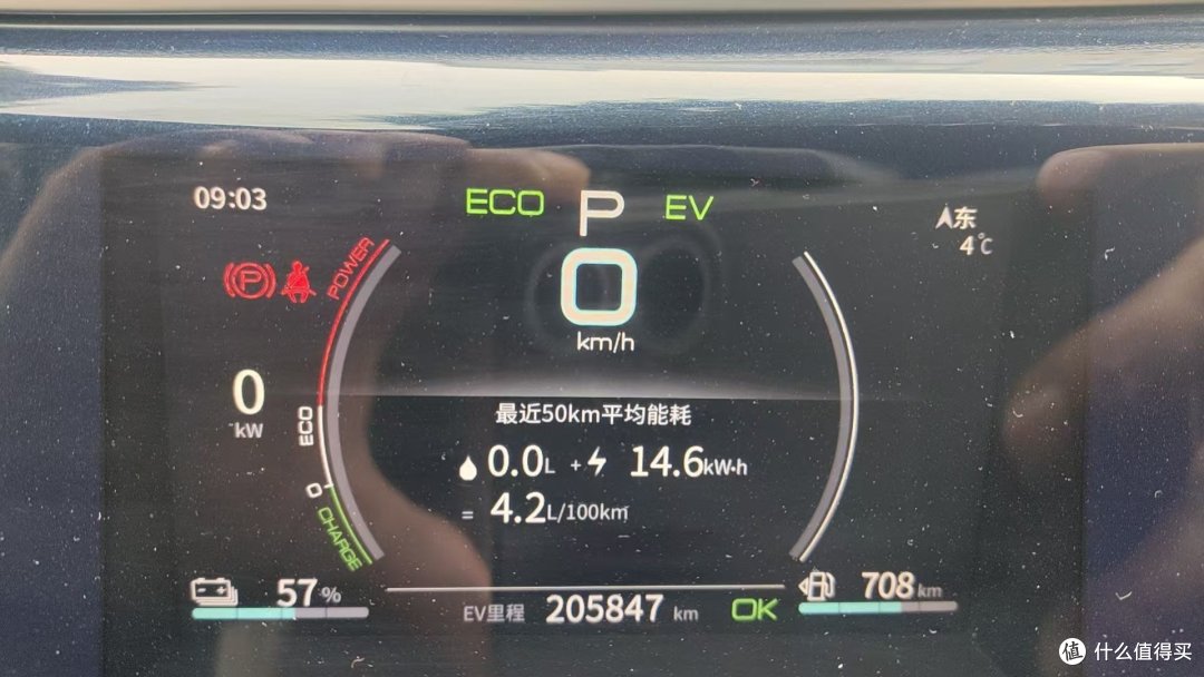 EV模式行驶205847km（占比77%）