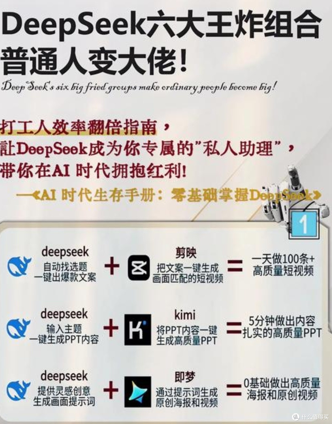 Deepseek王炸组合:科技与艺术的璀璨碰撞💥