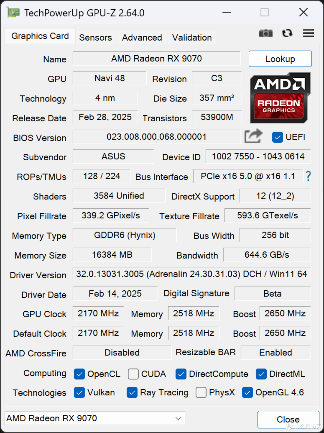 献给玩家的真正游戏卡!华硕TUF Radeon RX9070/XT显卡首发评测