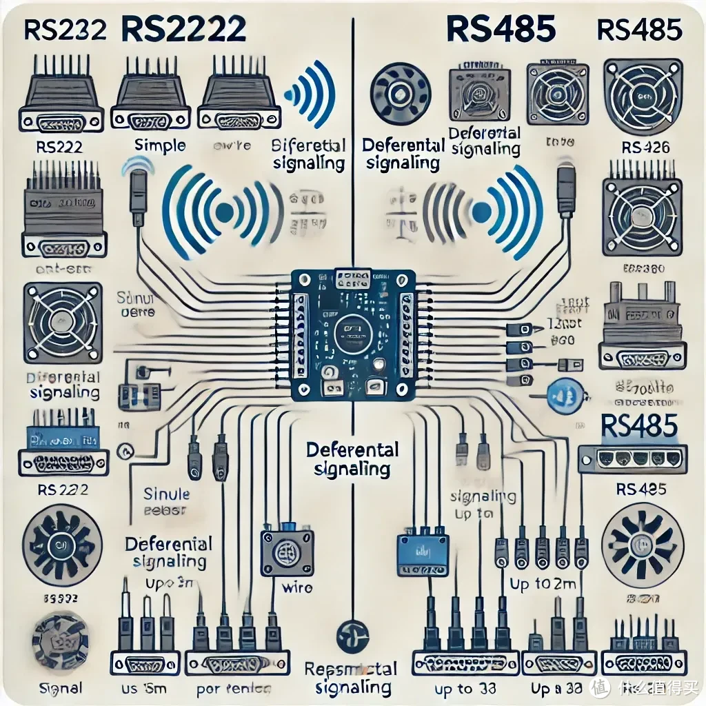 《RS232 vs RS485：一张图看懂通信差异，选对更关键！》