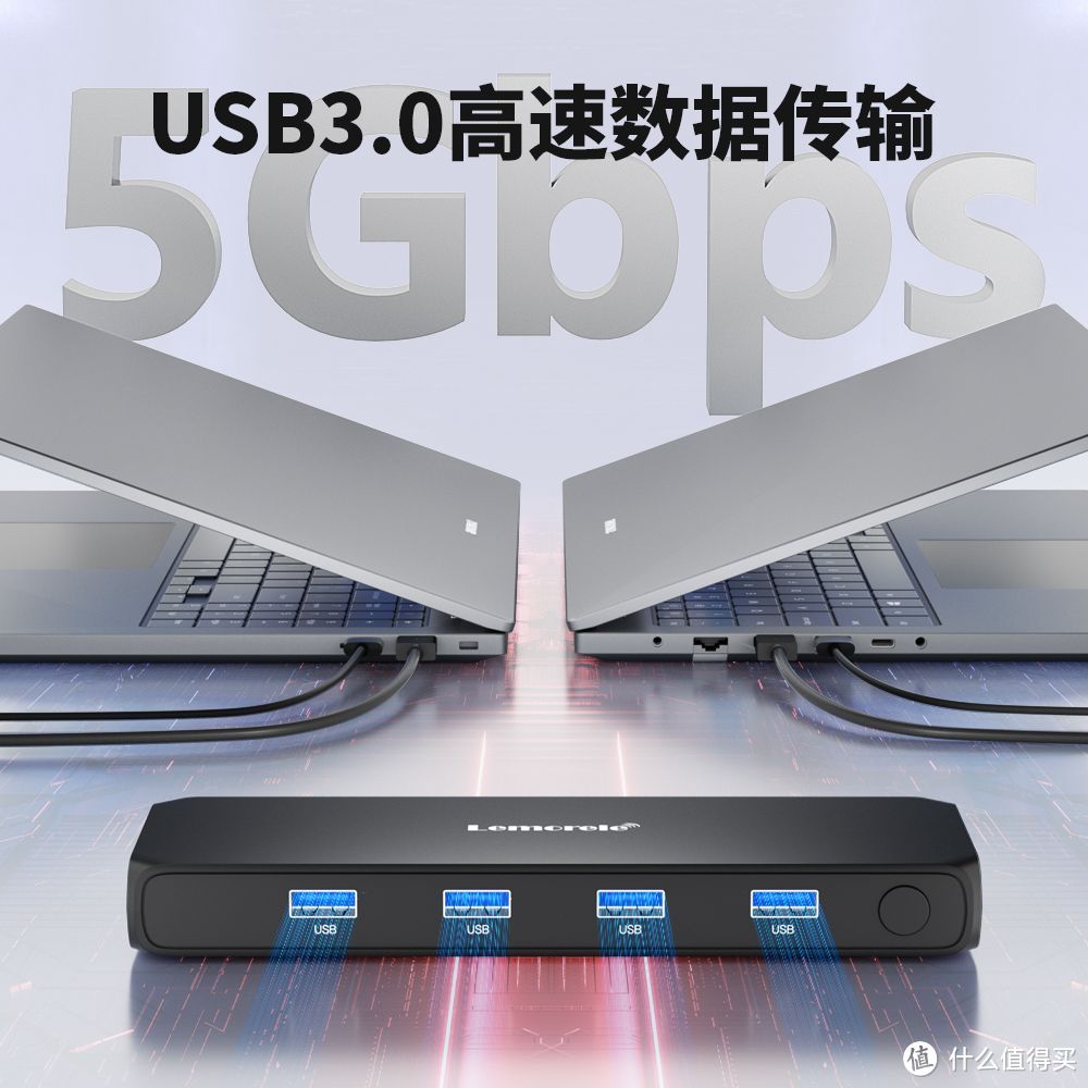 两台电脑一套键鼠显示器怎么破？Lemorele HDMI 共享切换器！