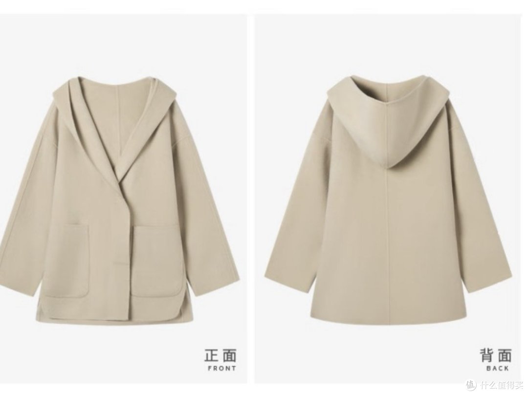 对白双面毛呢外套,穿出初春高级感