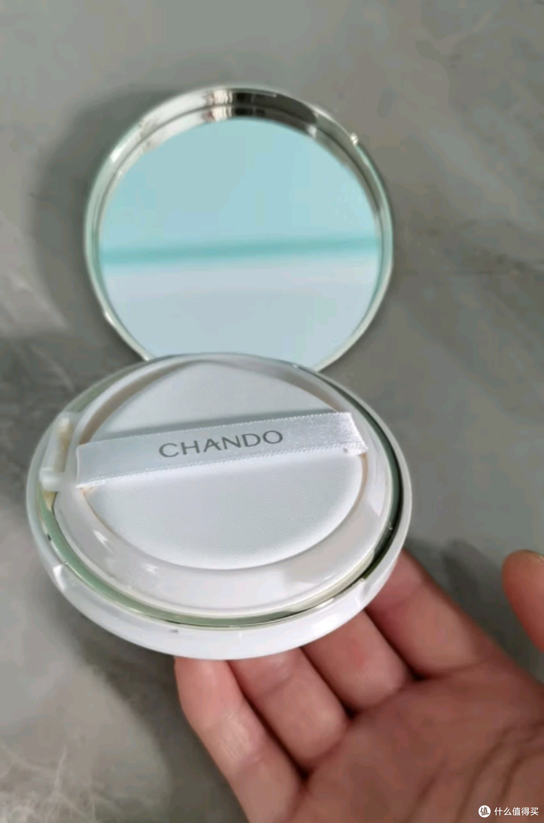 我的底妆救星自然堂雪润晶采裸透气垫霜