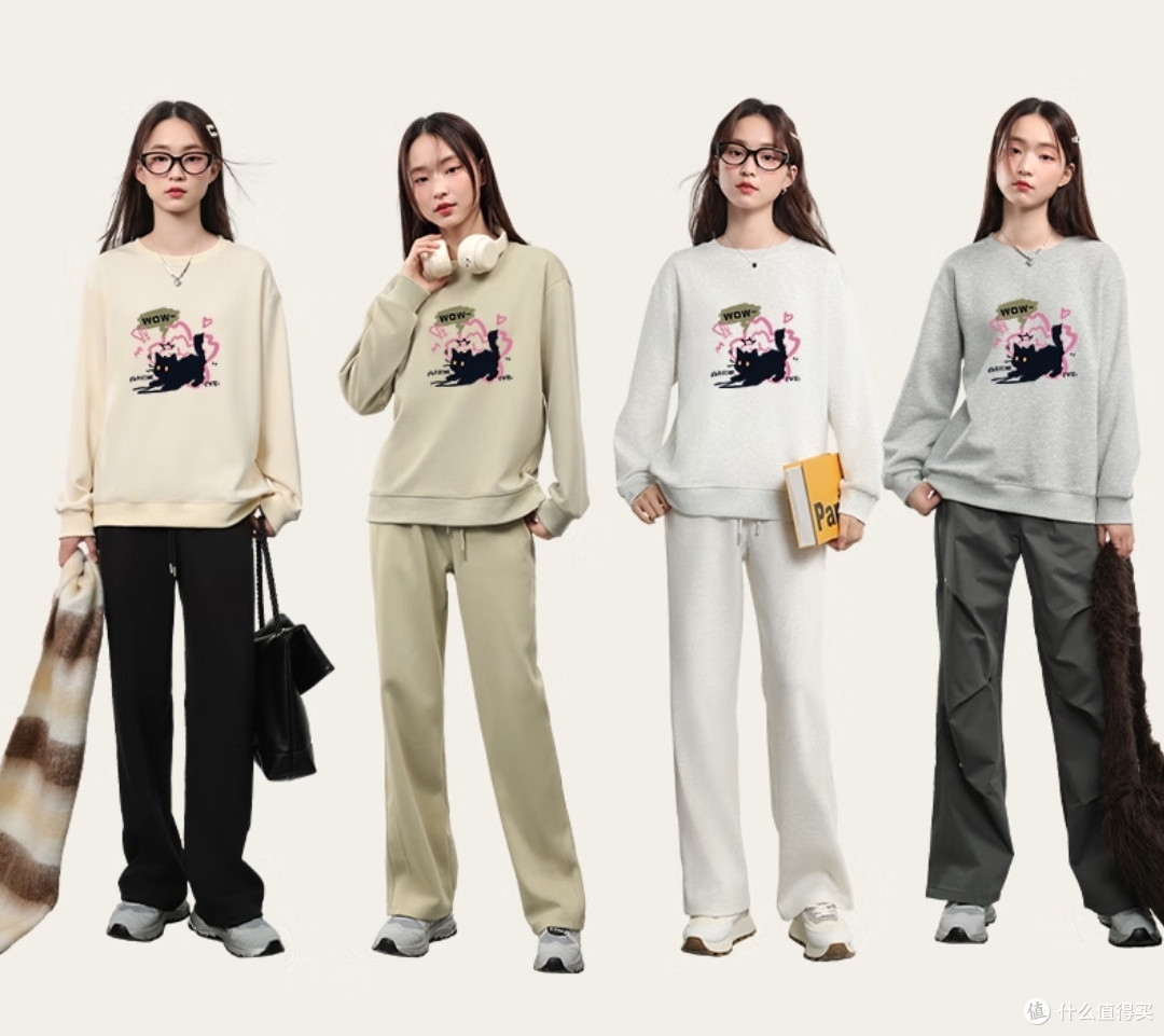 MJ STYLE 2025年春秋女款卫衣:可爱与实穿兼备!