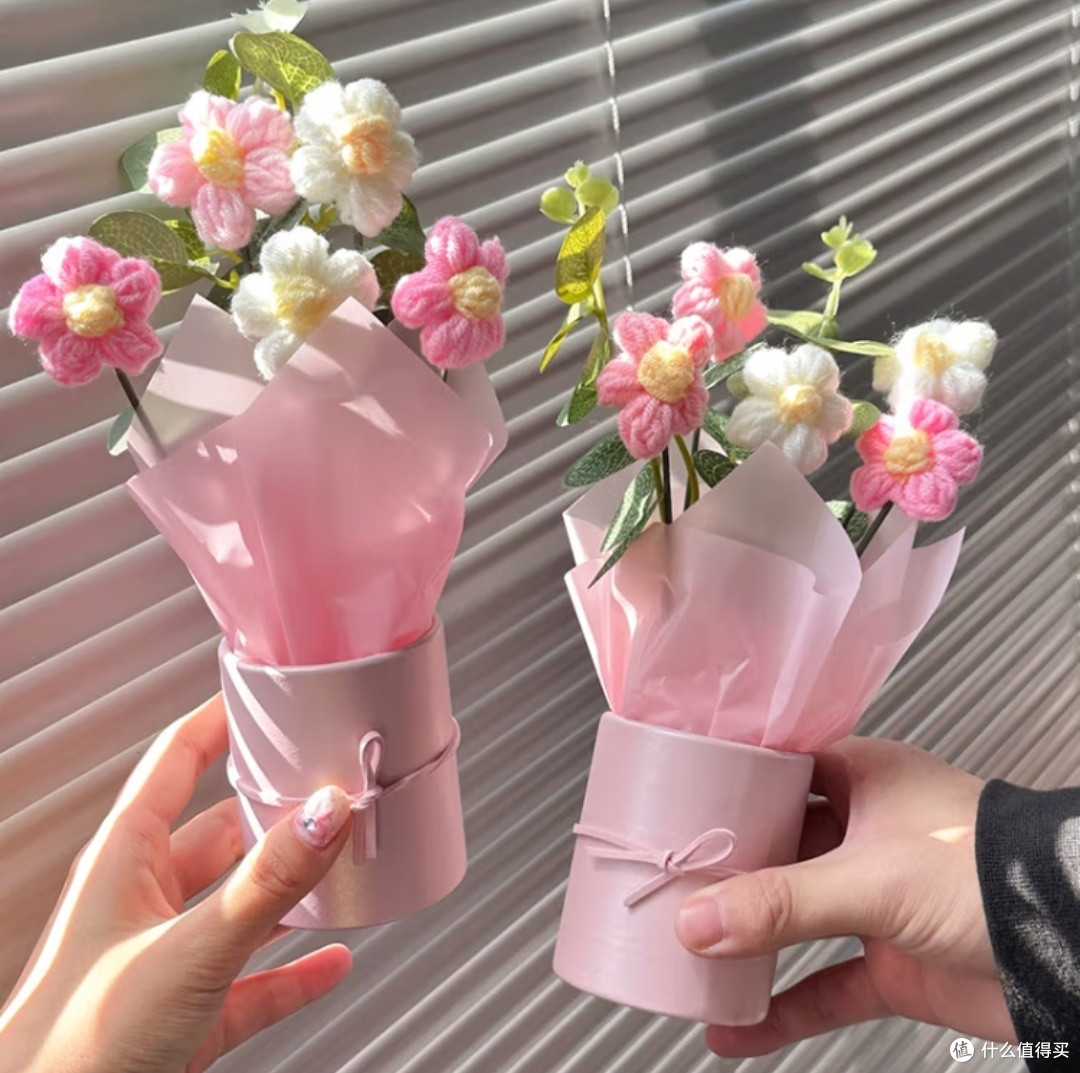柏爱手工编织花,三八女神节送礼首选!