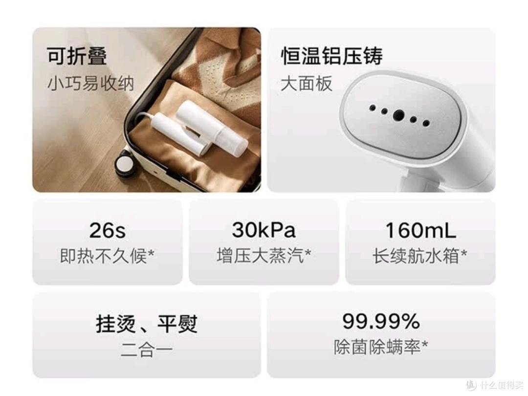 米家小米手持挂烫机2,时尚达人的新宠儿!