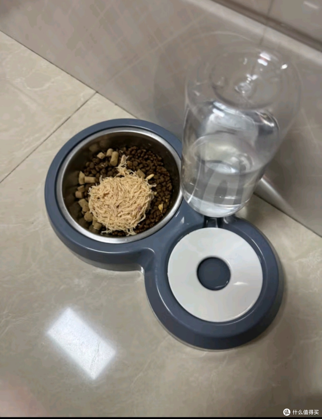甜浪海猫碗双碗自动喂食器不锈钢狗盆幼猫吃饭喝水防打