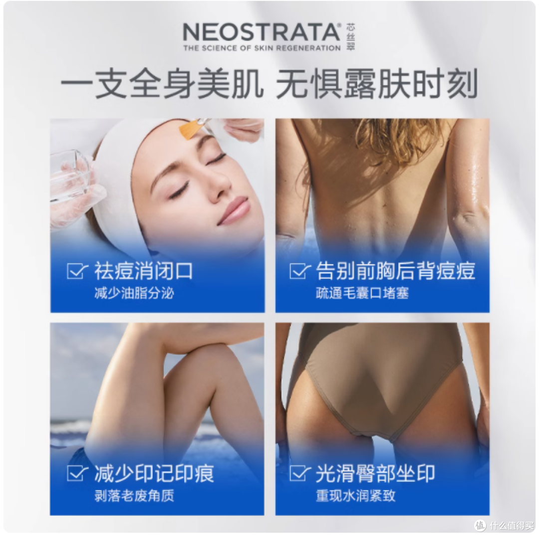 果酸焕肤新宠:NeoStrata 芯丝翠倍舒润肤乳 10% 果酸身体乳