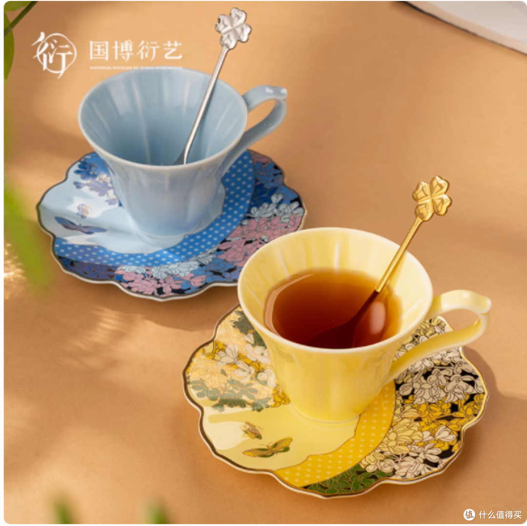 花好月圆咖啡杯碟套装:承载古韵的浪漫之礼