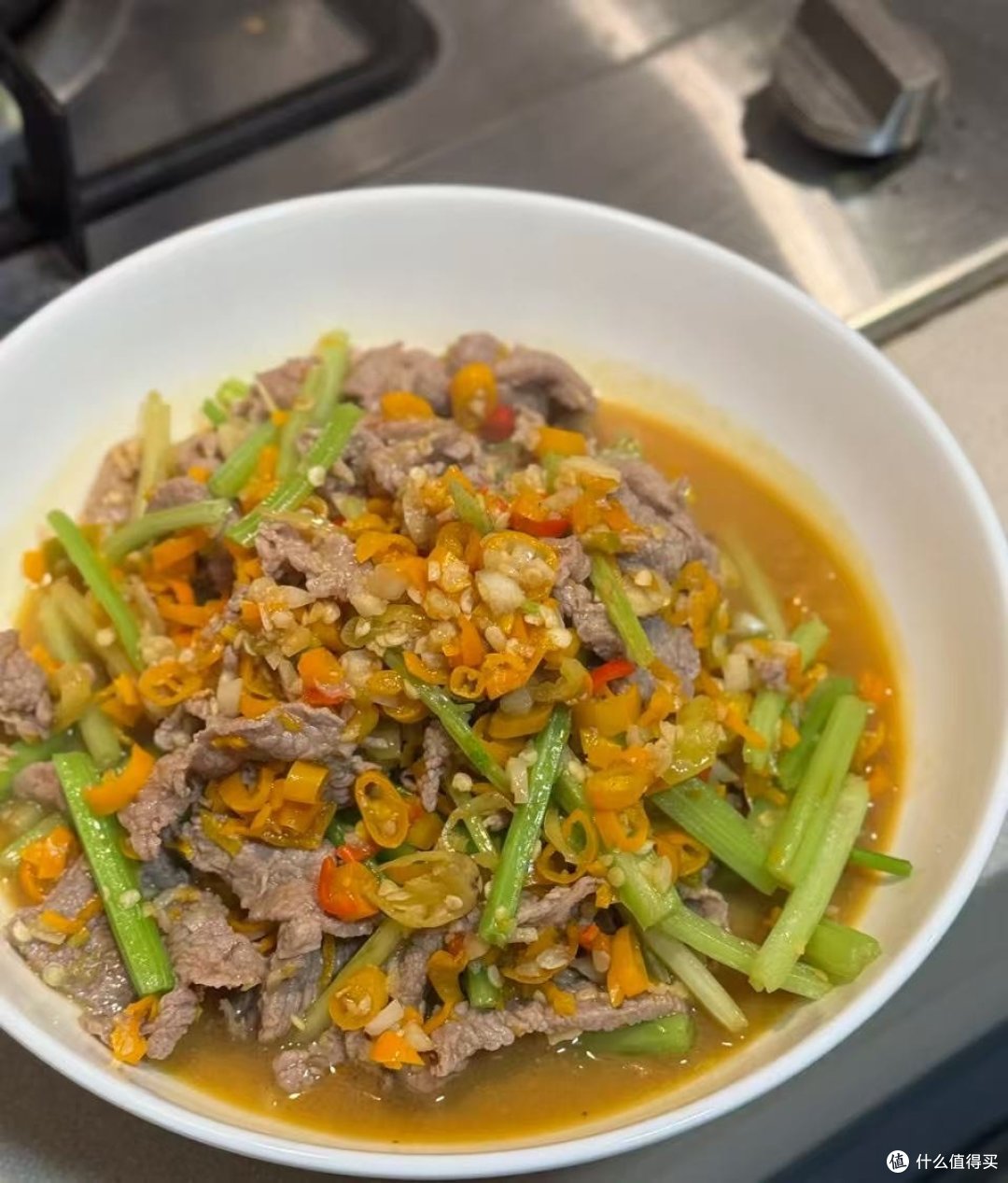 这道海南贡椒汆牛肉好好吃!!