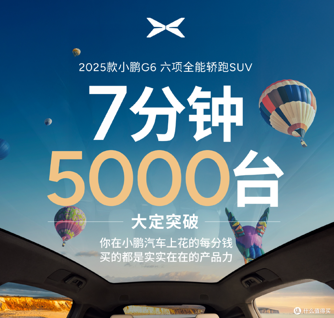 7分钟大定5000辆!小鹏又来一个爆款,标配智驾+800V平台!