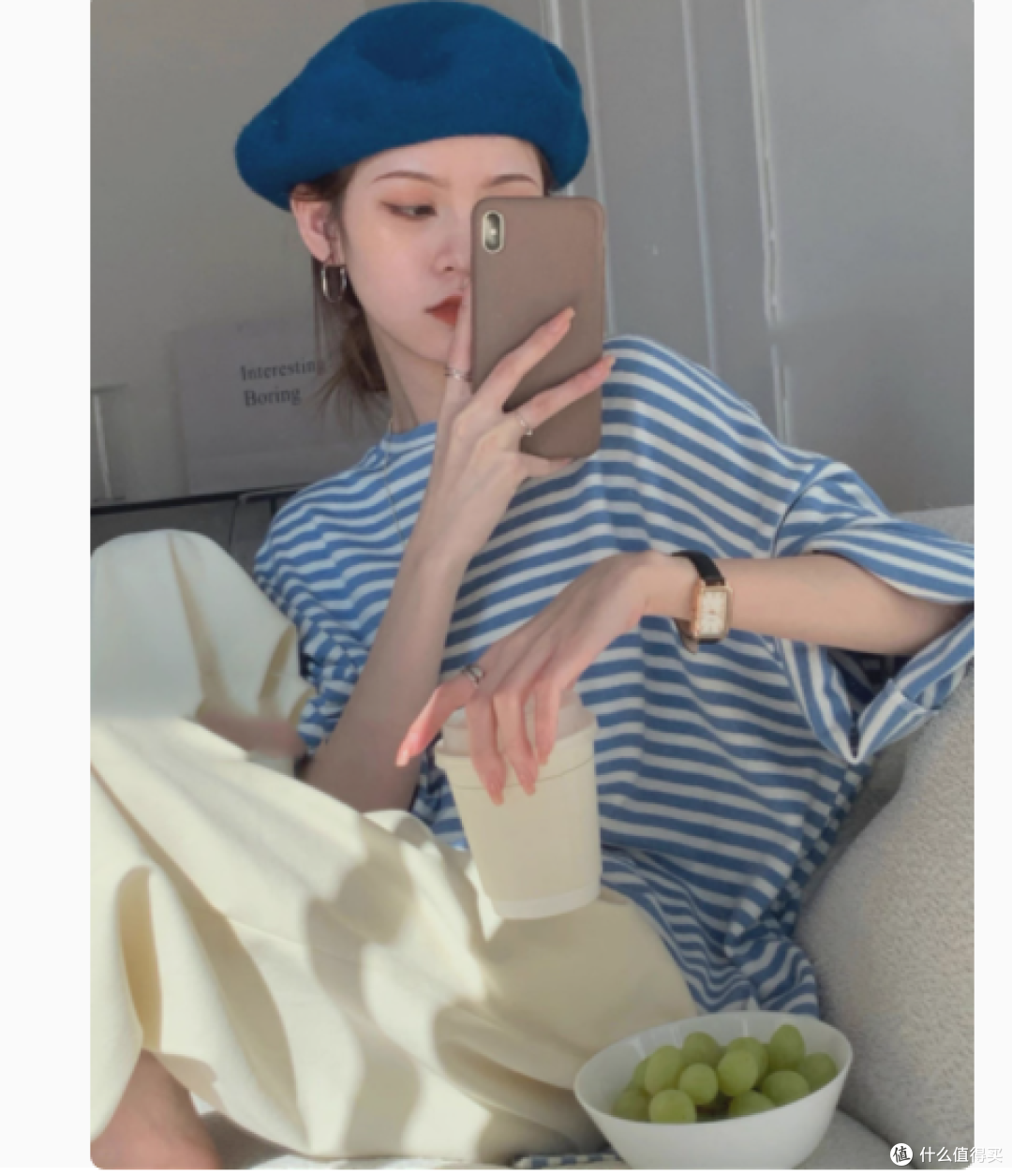 夏日宝藏单品 | 蓝白条纹短袖T恤,谁穿谁好看!