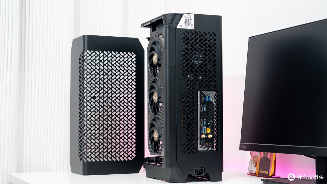 竖装ITX主机:酷冷至尊100 Air华擎 Z890i索泰5080SOLID装机分享