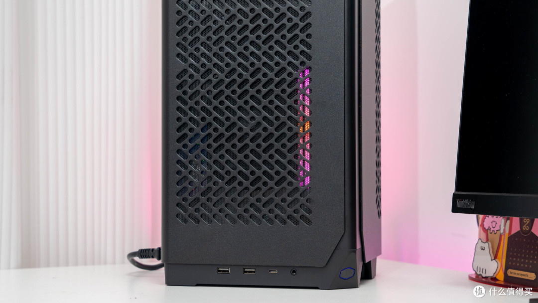 竖装ITX主机:酷冷至尊100 Air华擎 Z890i索泰5080SOLID装机分享