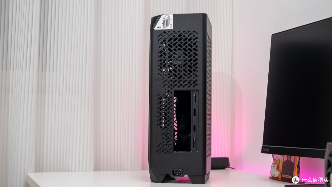 竖装ITX主机:酷冷至尊100 Air华擎 Z890i索泰5080SOLID装机分享