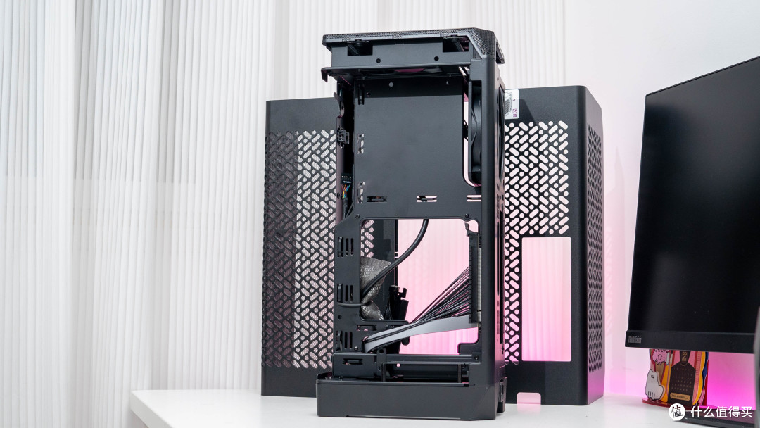 竖装ITX主机:酷冷至尊100 Air华擎 Z890i索泰5080SOLID装机分享