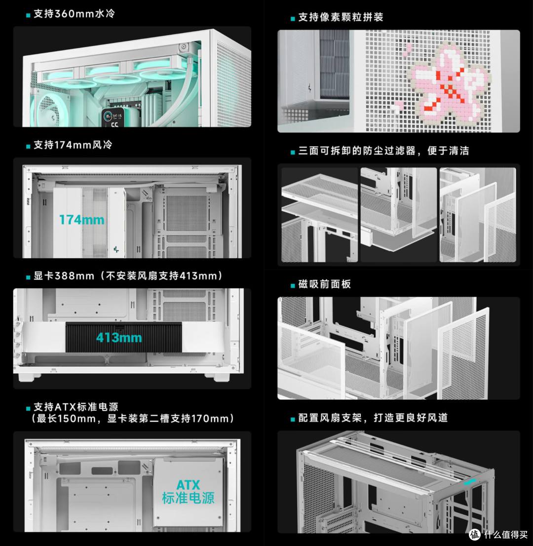 纯白美学高颜值装机:九州风神CH260与蓝宝石6750GRE 12G搭配体验