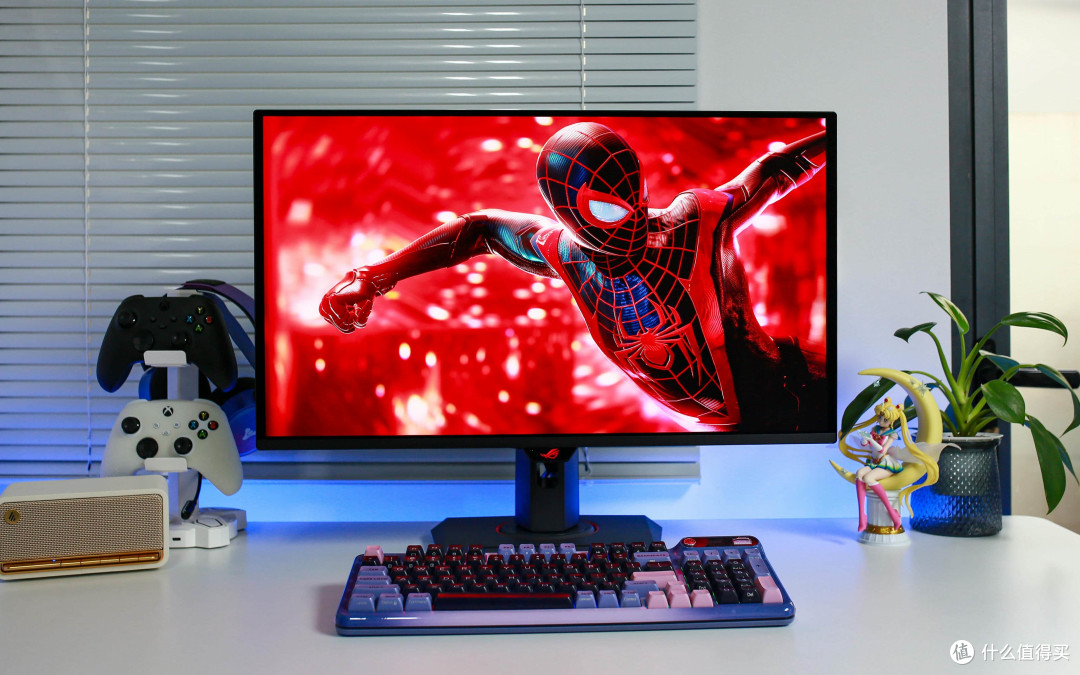 ROG 绝神27PLUS显示器评测:4K 240Hz 真10bit,电竞神器