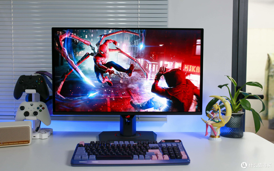 ROG 绝神27PLUS显示器评测:4K 240Hz 真10bit,电竞神器
