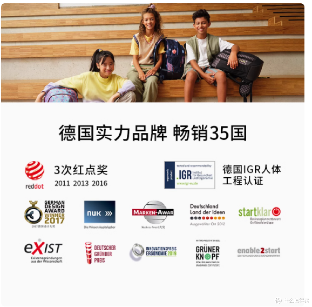 学生之光!gotyasatch 减负护脊书包完胜!