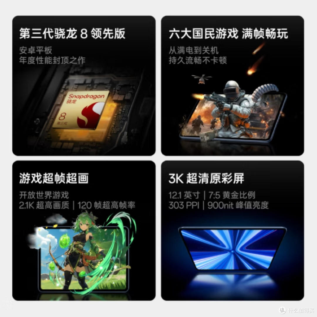 OPPO Pad 3 Pro夜幕蓝:办公游戏两不误